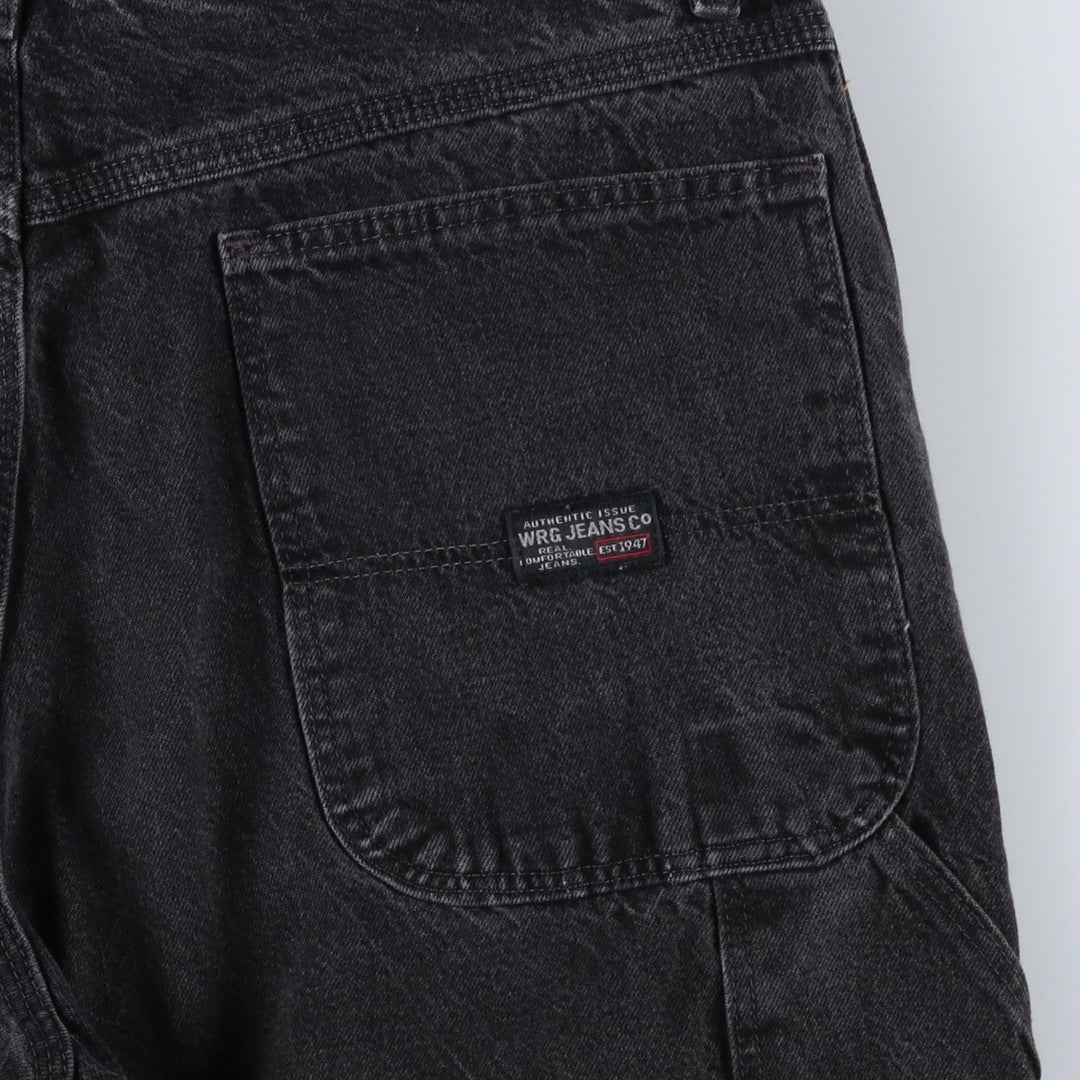 WRG JEANS CO Denim Painter Pants Men's Size W36 cotton black type Vintage Second Hand