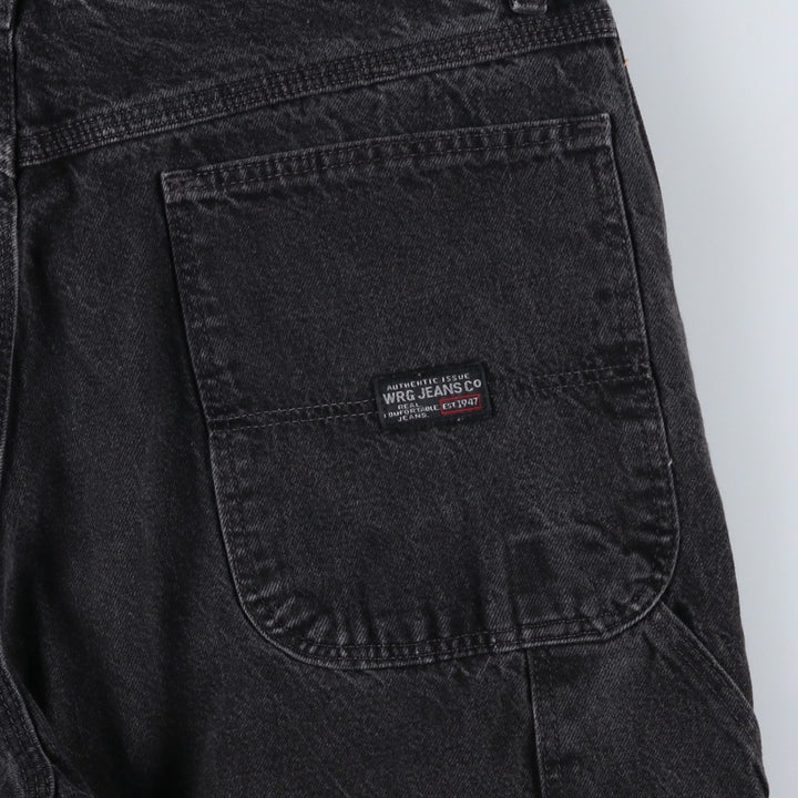 WRG JEANS CO Denim Painter Pants Men's Size W36 cotton black type Vintage Second Hand