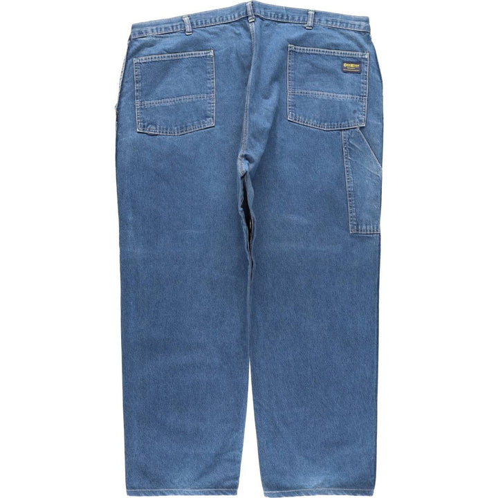 Oversized 60s-70'S Osh Kosh denim painter pants, made in the USA, men's size W46, vintage unclear blue type Vintage Second Hand