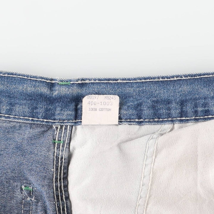 Oversized 60s-70'S Osh Kosh denim painter pants, made in the USA, men's size W46, vintage unclear blue type Vintage Second Hand
