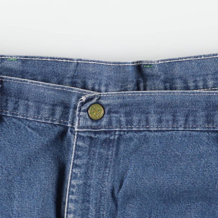 Oversized 60s-70'S Osh Kosh denim painter pants, made in the USA, men's size W46, vintage unclear blue type Vintage Second Hand