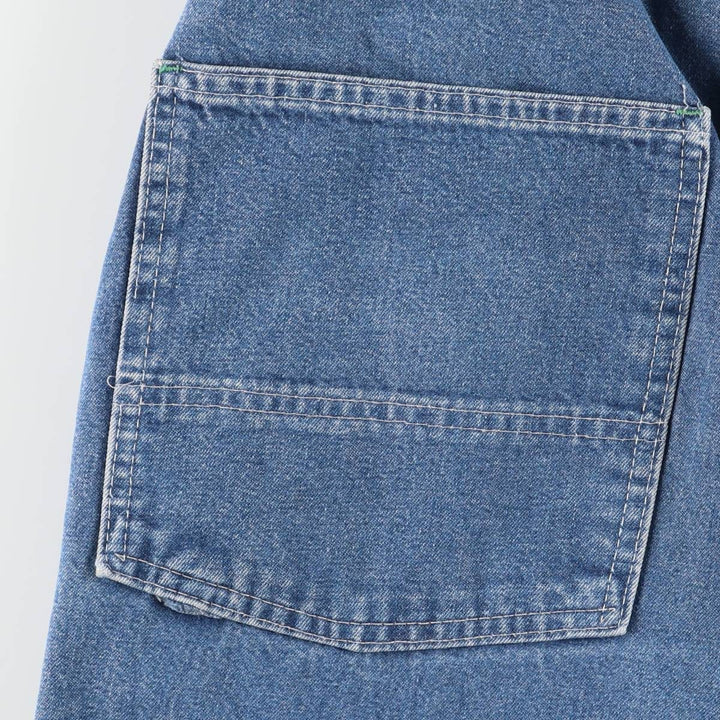 Oversized 60s-70'S Osh Kosh denim painter pants, made in the USA, men's size W46, vintage unclear blue type Vintage Second Hand