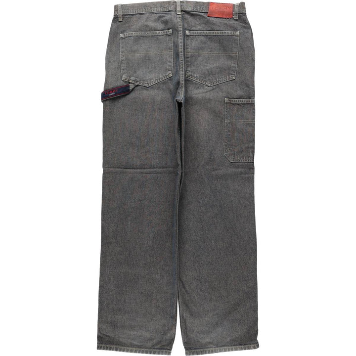 90s-00'S Tommy Hilfiger Jeans Double Knee Denim Painter Pants, Men's W33 (approx.) cotton gray type Vintage Second Hand