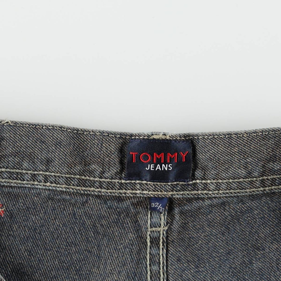 90s-00'S Tommy Hilfiger Jeans Double Knee Denim Painter Pants, Men's W33 (approx.) cotton gray type Vintage Second Hand