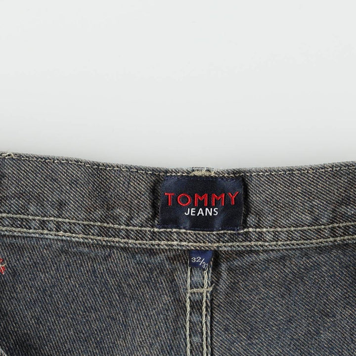 90s-00'S Tommy Hilfiger Jeans Double Knee Denim Painter Pants, Men's W33 (approx.) cotton gray type Vintage Second Hand