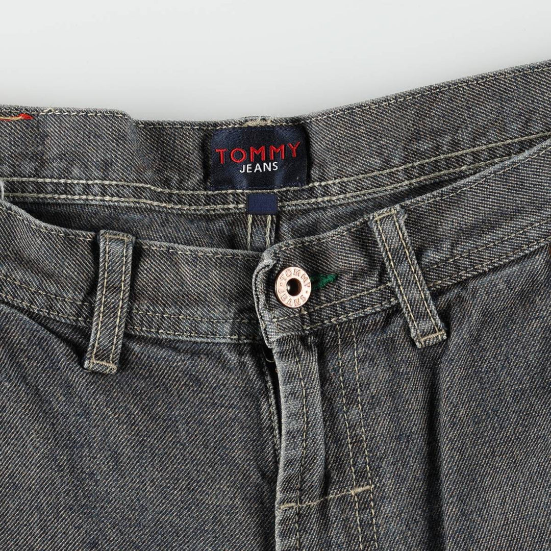 90s-00'S Tommy Hilfiger Jeans Double Knee Denim Painter Pants, Men's W33 (approx.) cotton gray type Vintage Second Hand
