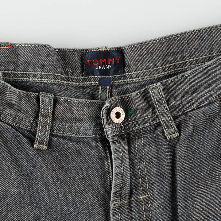 90s-00'S Tommy Hilfiger Jeans Double Knee Denim Painter Pants, Men's W33 (approx.) cotton gray type Vintage Second Hand