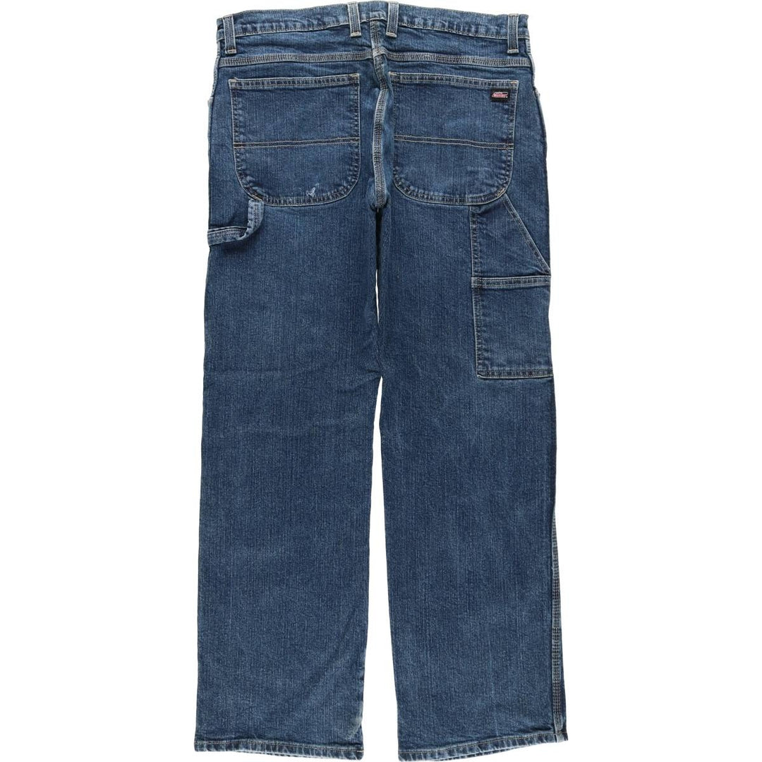 Dickies denim painter pants for men, equivalent to w36 cotton blue type Vintage Second Hand