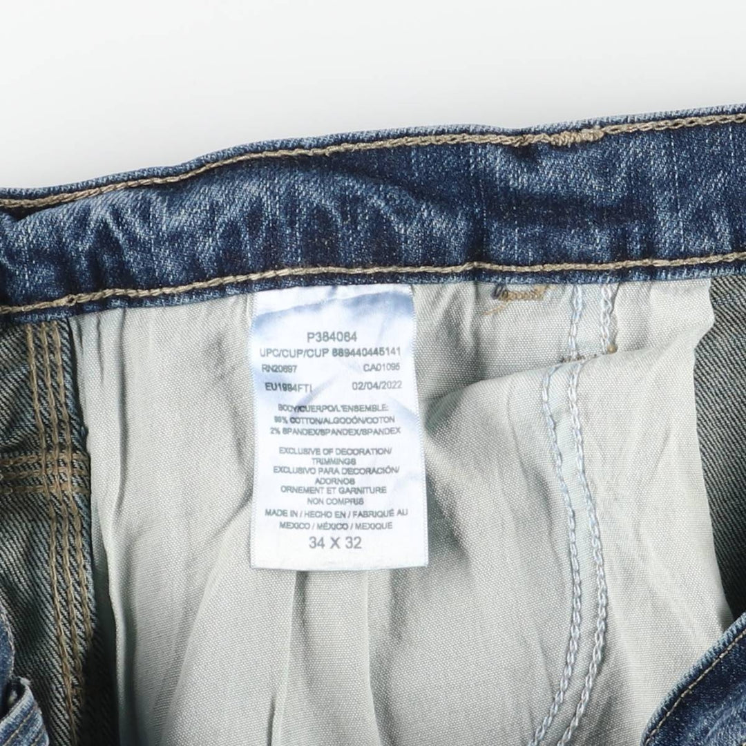 Dickies denim painter pants for men, equivalent to w36 cotton blue type Vintage Second Hand