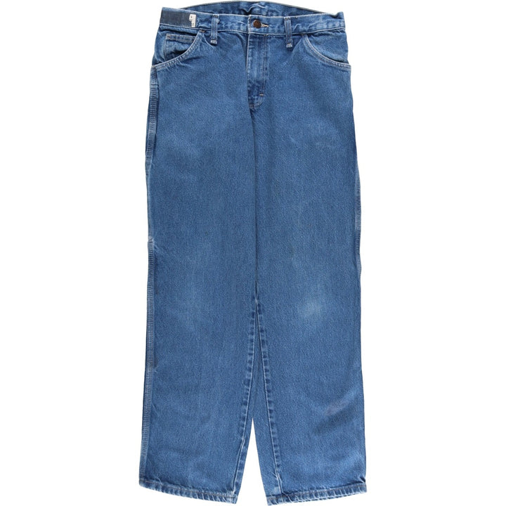 Dickies denim painter pants for men, equivalent to W30 cotton blue type Vintage Second Hand