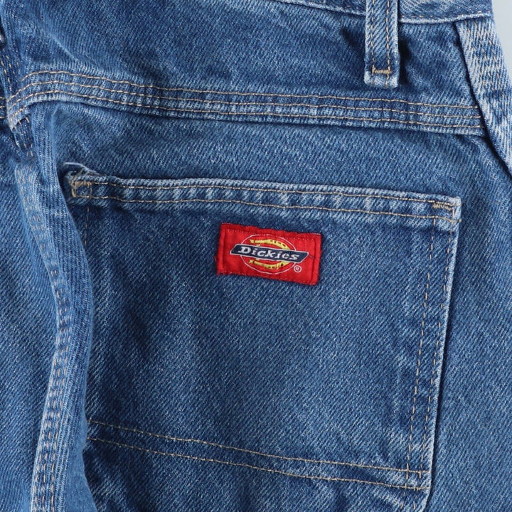 Dickies denim painter pants for men, equivalent to W30 cotton blue type Vintage Second Hand