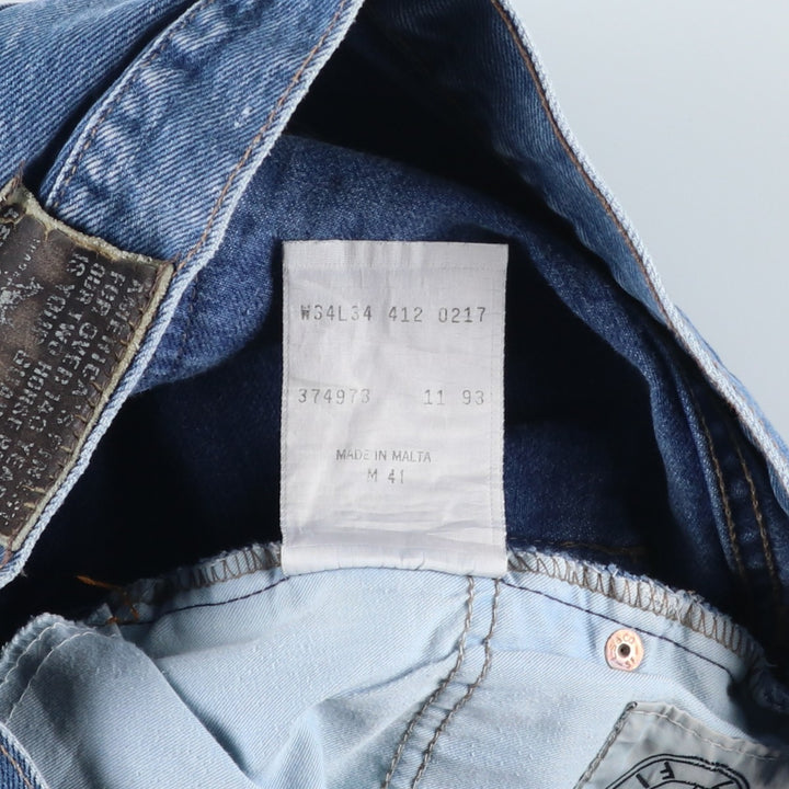 1990'S Levi's 412-0217 Orange Tab Tapered Denim Pants, Men's W33 (approx.), Vintage cotton blue type Vintage Second Hand