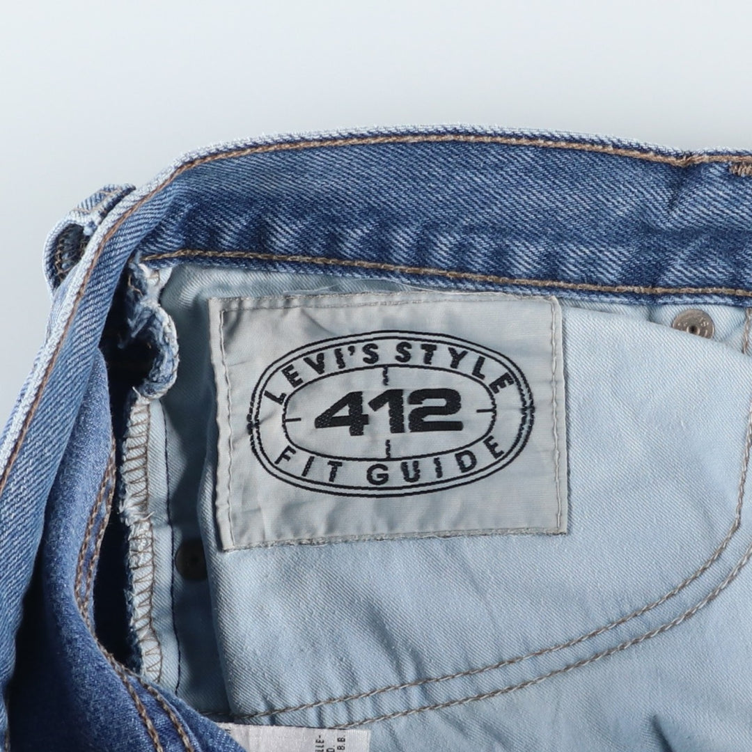 1990'S Levi's 412-0217 Orange Tab Tapered Denim Pants, Men's W33 (approx.), Vintage cotton blue type Vintage Second Hand