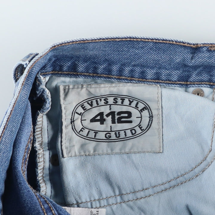1990'S Levi's 412-0217 Orange Tab Tapered Denim Pants, Men's W33 (approx.), Vintage cotton blue type Vintage Second Hand