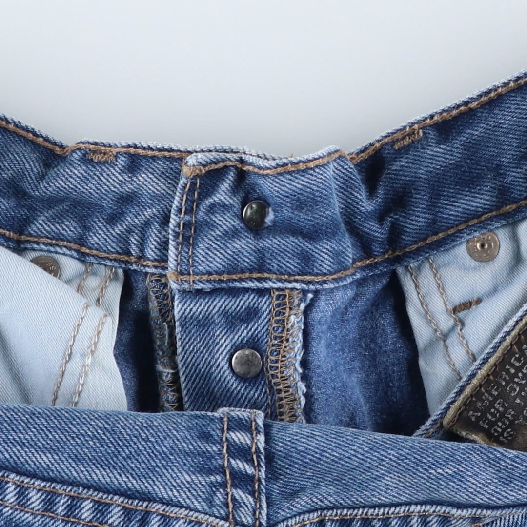 1990'S Levi's 412-0217 Orange Tab Tapered Denim Pants, Men's W33 (approx.), Vintage cotton blue type Vintage Second Hand