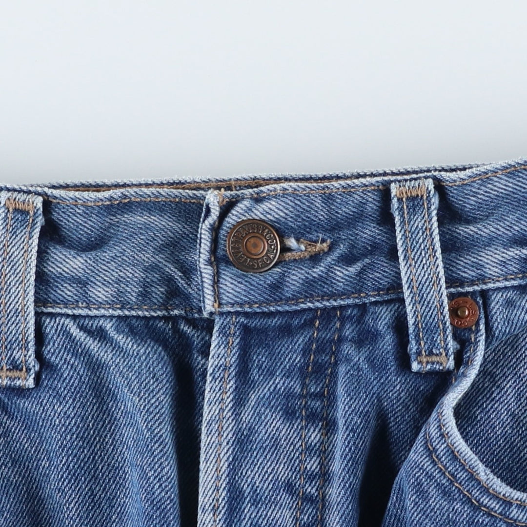 1990'S Levi's 412-0217 Orange Tab Tapered Denim Pants, Men's W33 (approx.), Vintage cotton blue type Vintage Second Hand