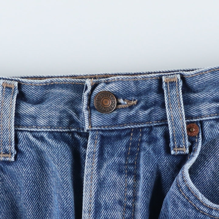 1990'S Levi's 412-0217 Orange Tab Tapered Denim Pants, Men's W33 (approx.), Vintage cotton blue type Vintage Second Hand