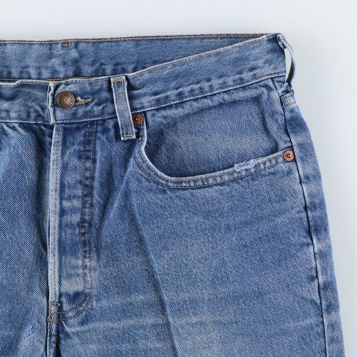 1990'S Levi's 412-0217 Orange Tab Tapered Denim Pants, Men's W33 (approx.), Vintage cotton blue type Vintage Second Hand
