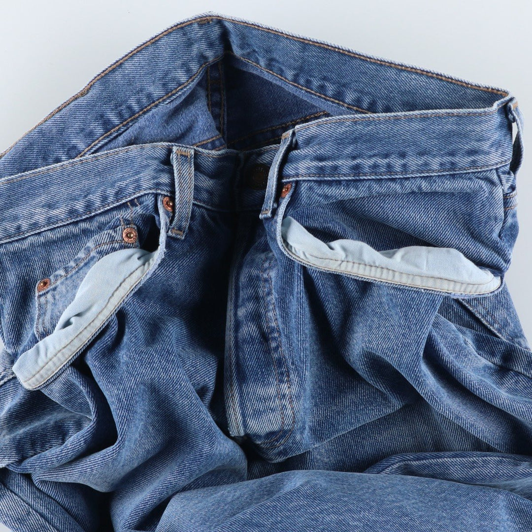 1990'S Levi's 412-0217 Orange Tab Tapered Denim Pants, Men's W33 (approx.), Vintage cotton blue type Vintage Second Hand