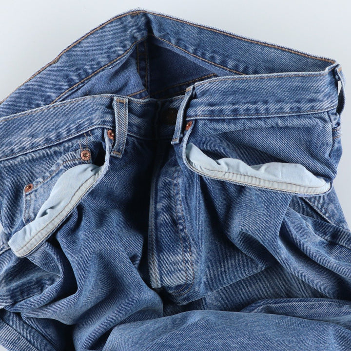 1990'S Levi's 412-0217 Orange Tab Tapered Denim Pants, Men's W33 (approx.), Vintage cotton blue type Vintage Second Hand