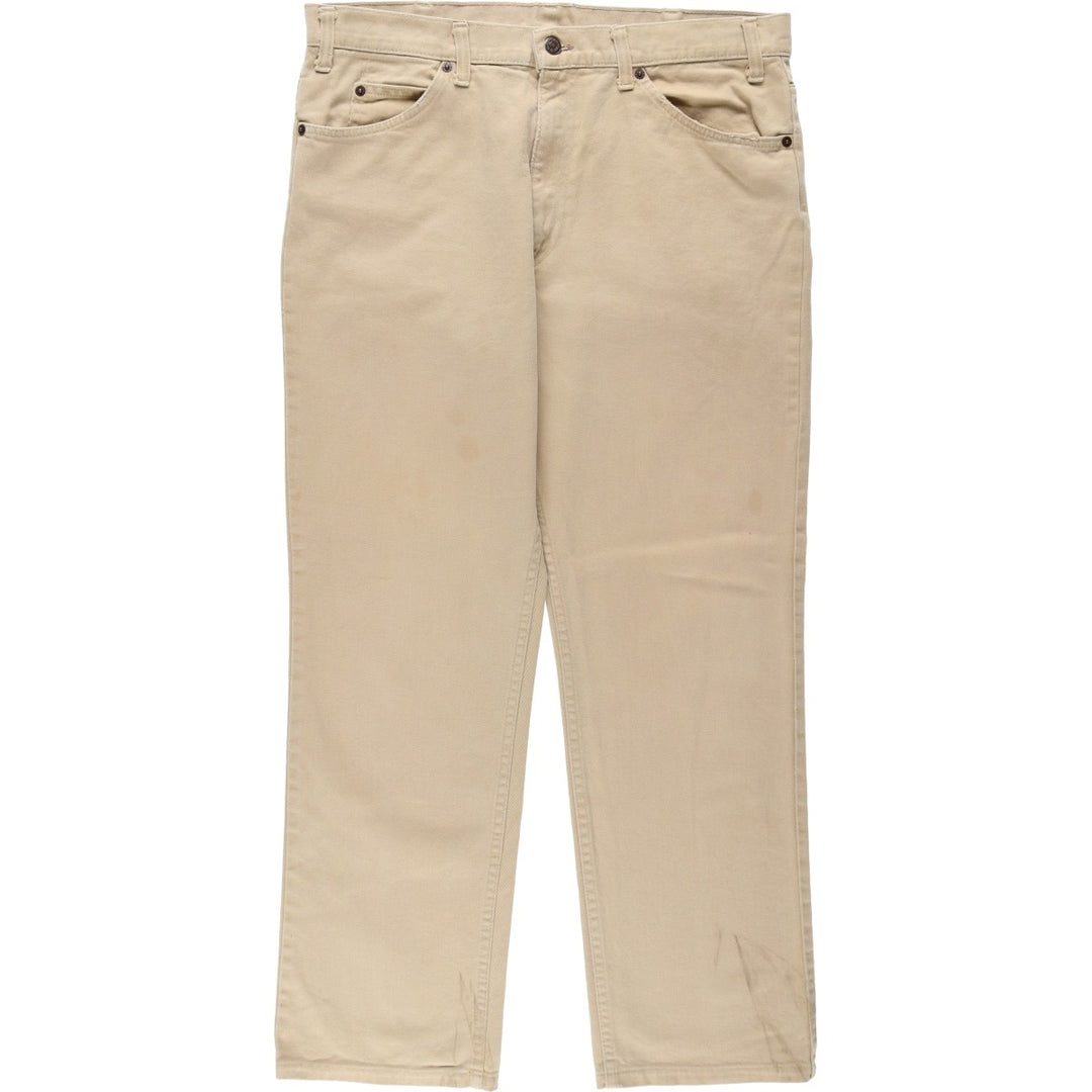 80s-90'S Levi's Tapered Denim Pants, Men's W37 (approx.), Vintage unclear Beige type Vintage Second Hand