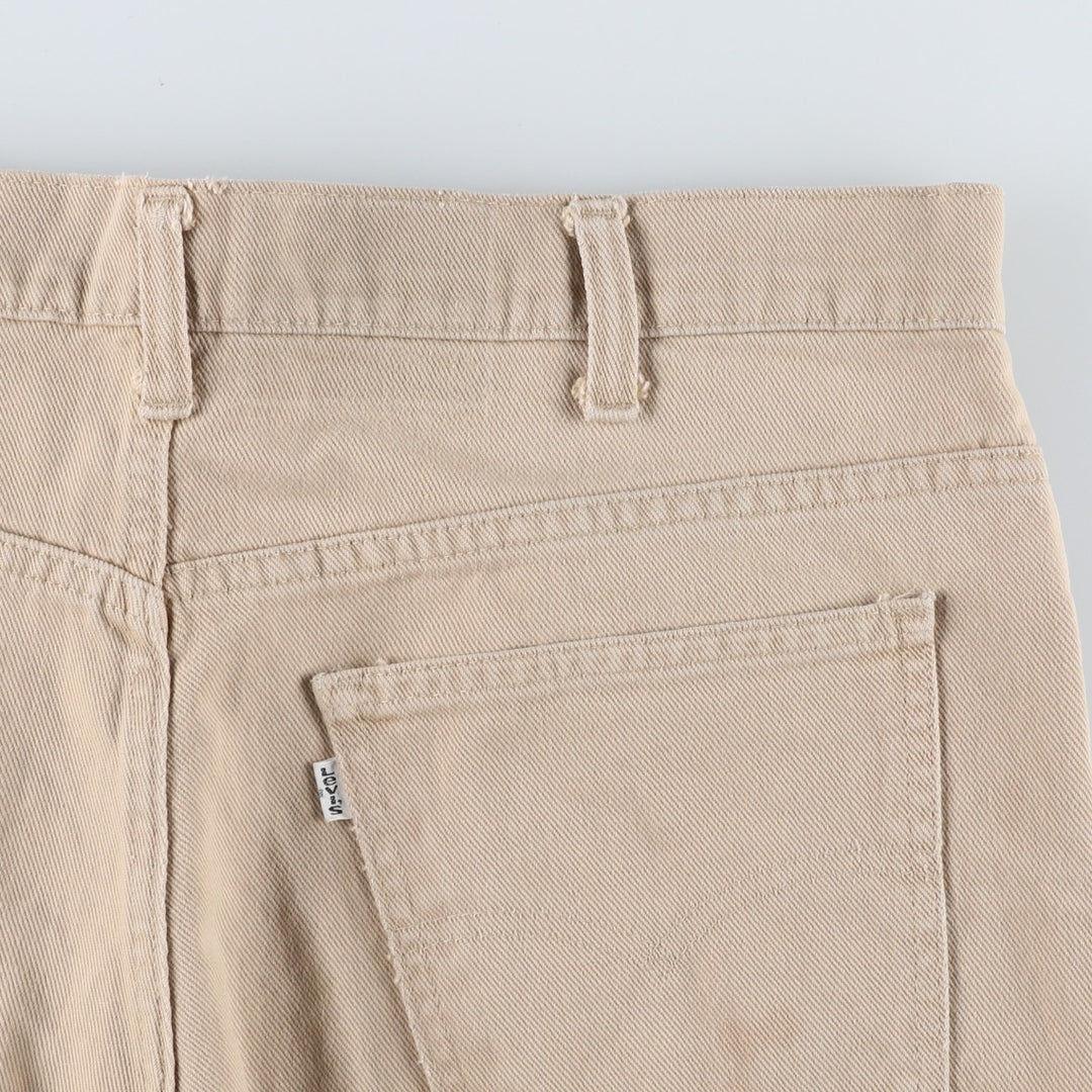 80s-90'S Levi's Tapered Denim Pants, Men's W37 (approx.), Vintage unclear Beige type Vintage Second Hand