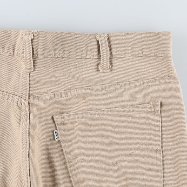 80s-90'S Levi's Tapered Denim Pants, Men's W37 (approx.), Vintage unclear Beige type Vintage Second Hand