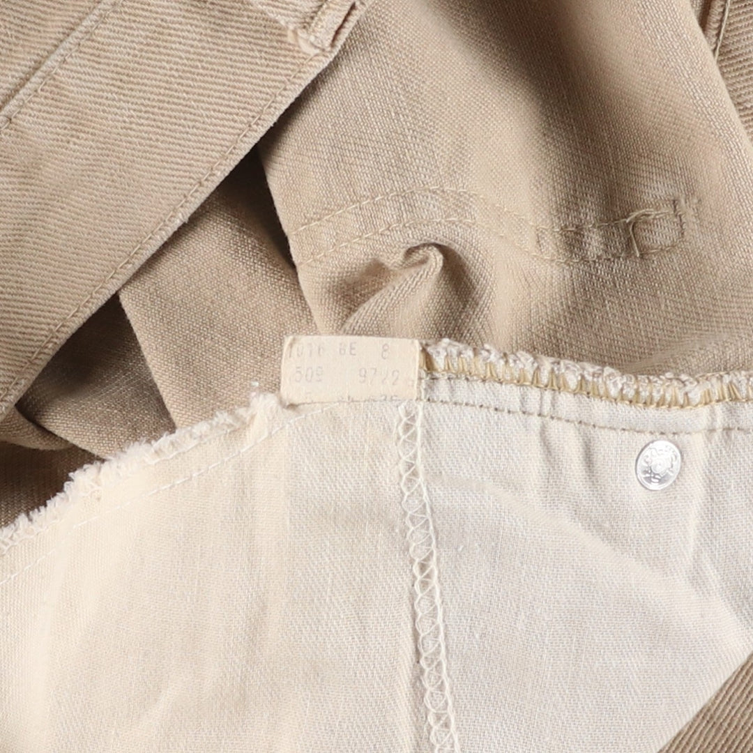 80s-90'S Levi's Tapered Denim Pants, Men's W37 (approx.), Vintage unclear Beige type Vintage Second Hand