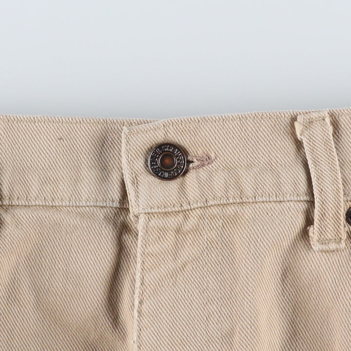 80s-90'S Levi's Tapered Denim Pants, Men's W37 (approx.), Vintage unclear Beige type Vintage Second Hand