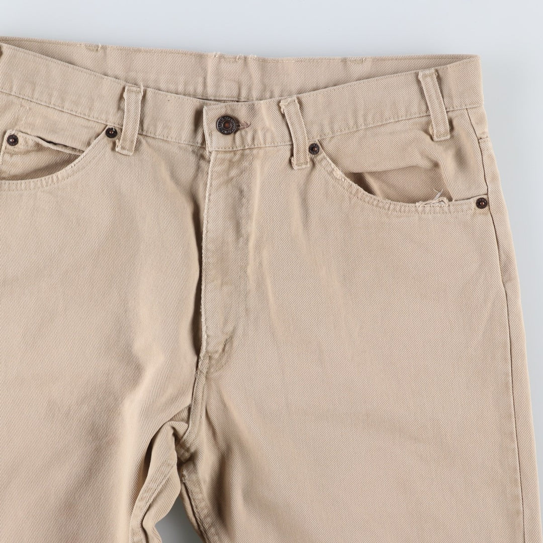 80s-90'S Levi's Tapered Denim Pants, Men's W37 (approx.), Vintage unclear Beige type Vintage Second Hand