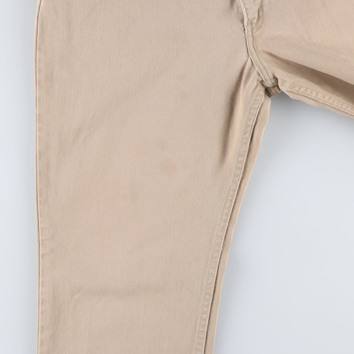 80s-90'S Levi's Tapered Denim Pants, Men's W37 (approx.), Vintage unclear Beige type Vintage Second Hand