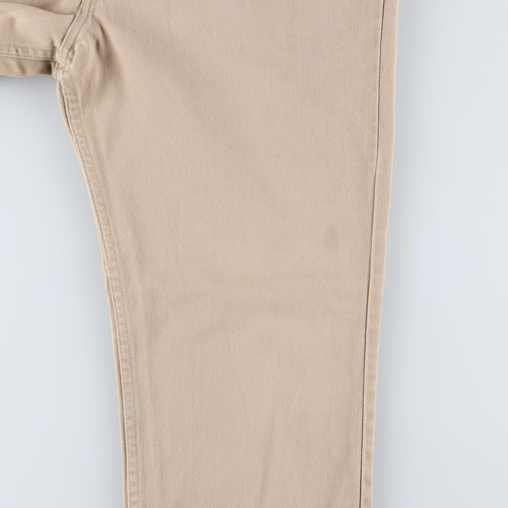 80s-90'S Levi's Tapered Denim Pants, Men's W37 (approx.), Vintage unclear Beige type Vintage Second Hand