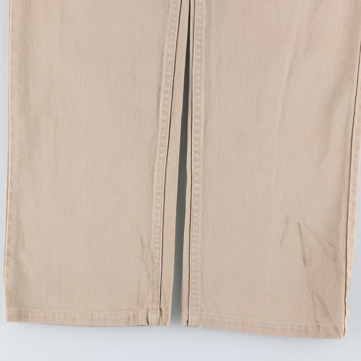 80s-90'S Levi's Tapered Denim Pants, Men's W37 (approx.), Vintage unclear Beige type Vintage Second Hand