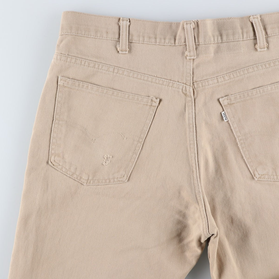 80s-90'S Levi's Tapered Denim Pants, Men's W37 (approx.), Vintage unclear Beige type Vintage Second Hand