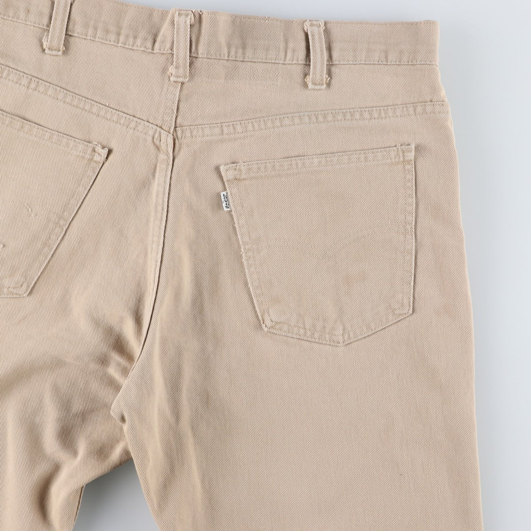 80s-90'S Levi's Tapered Denim Pants, Men's W37 (approx.), Vintage unclear Beige type Vintage Second Hand