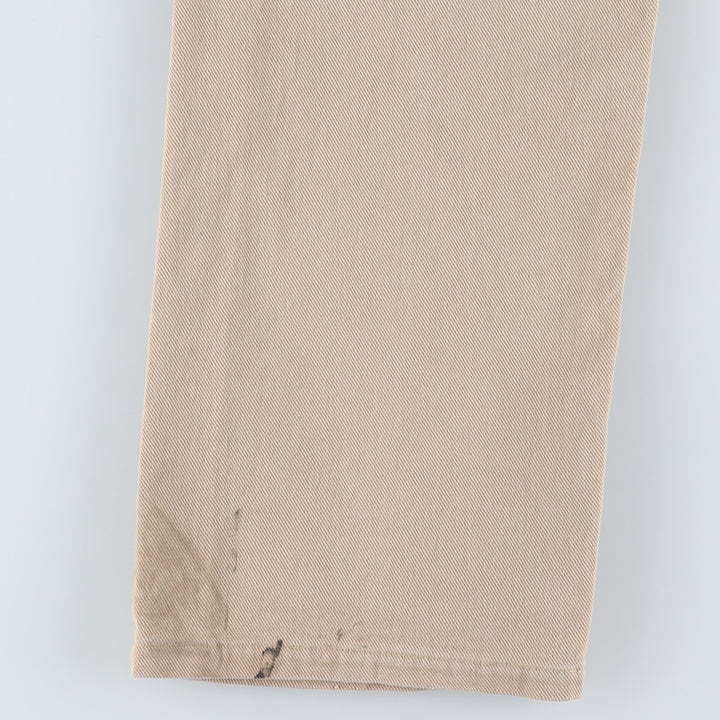 80s-90'S Levi's Tapered Denim Pants, Men's W37 (approx.), Vintage unclear Beige type Vintage Second Hand
