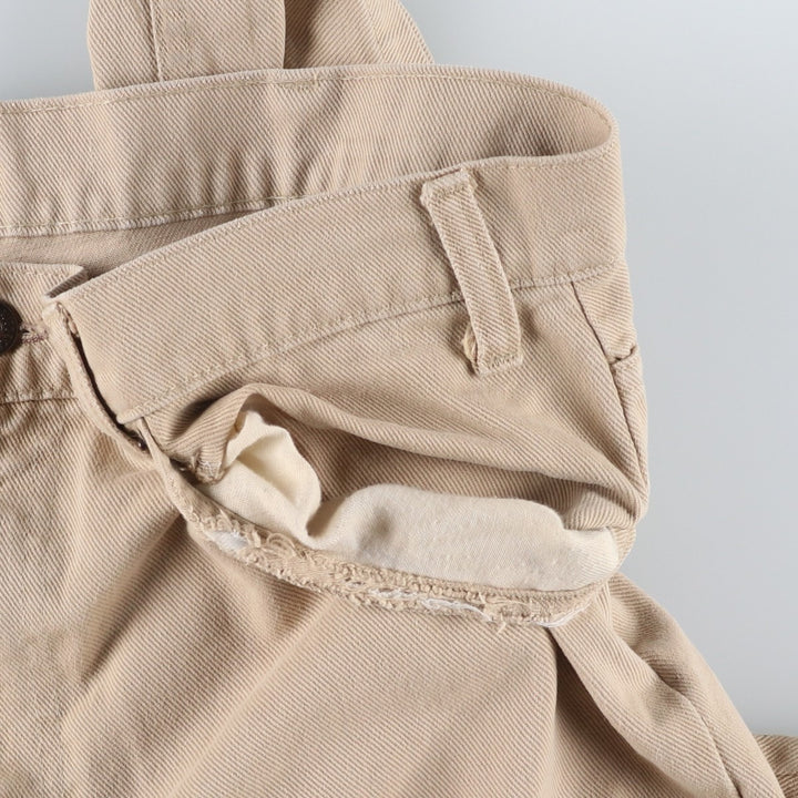 80s-90'S Levi's Tapered Denim Pants, Men's W37 (approx.), Vintage unclear Beige type Vintage Second Hand