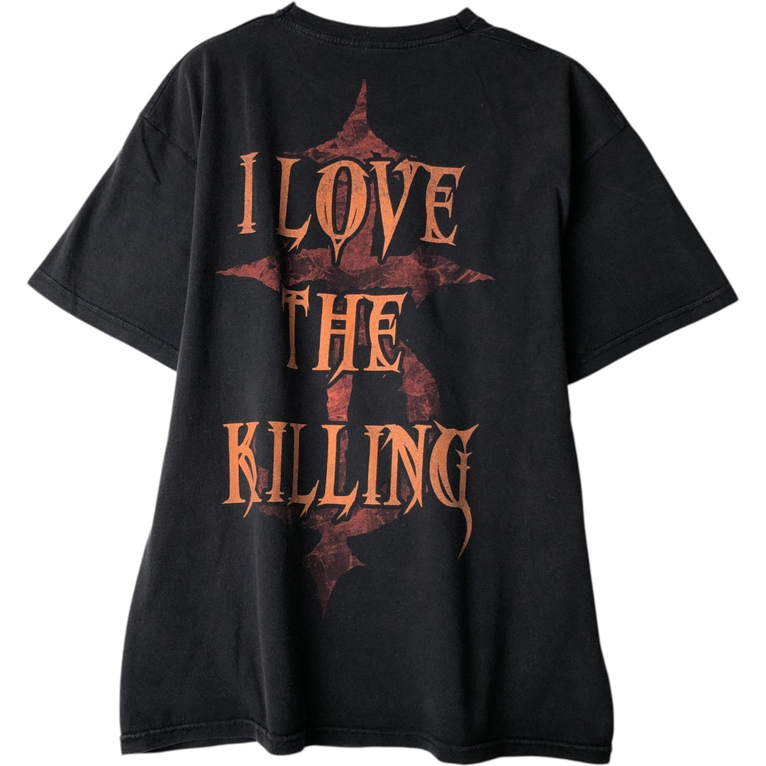 Fruit of the Loom Devil Driver Band T-shirt (Men's Size M) cotton black type Vintage Second Hand