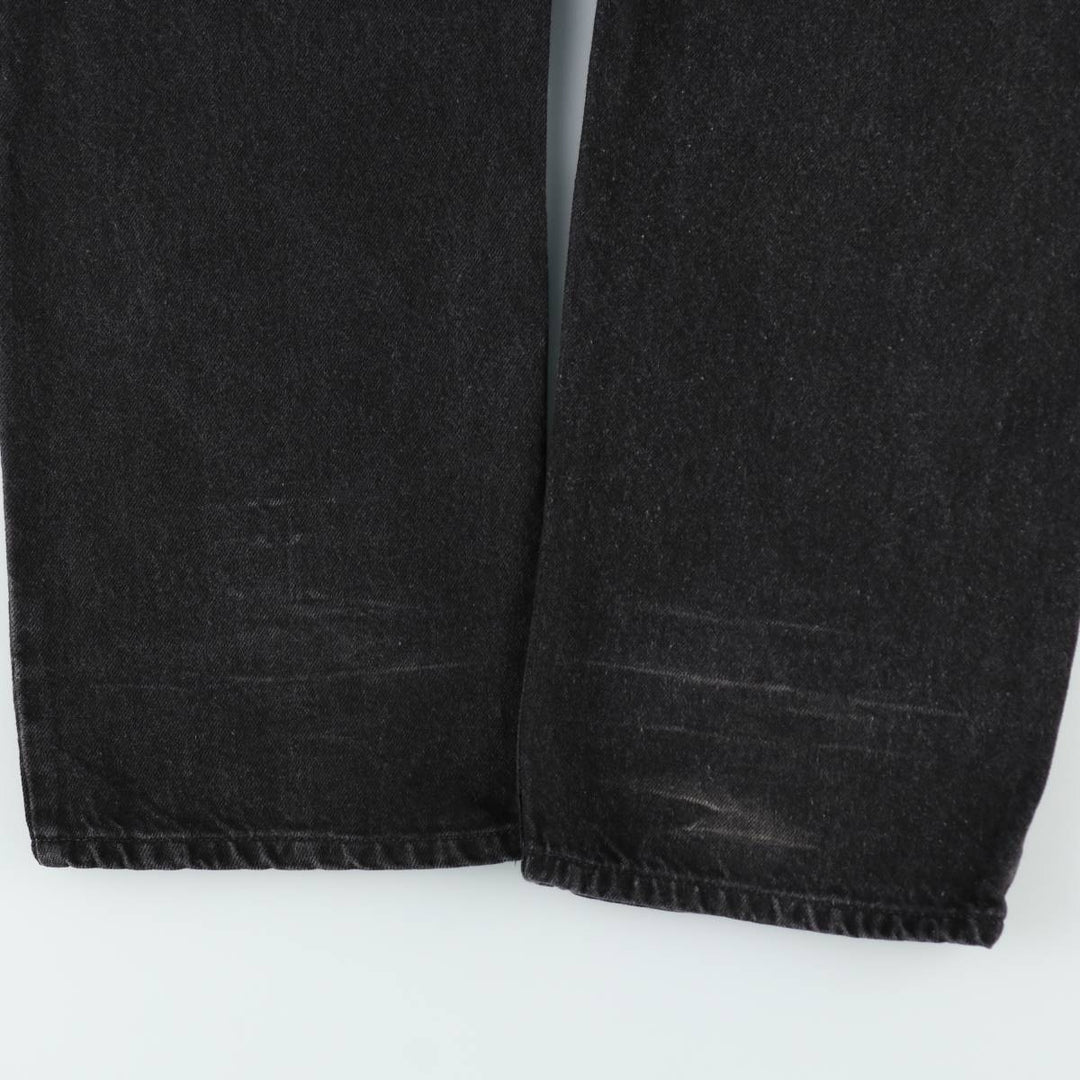~2000'S ARIZONA JEAN CO. Black Denim Tapered Denim Pants, Men's W35 equivalent cotton black type Vintage Second Hand