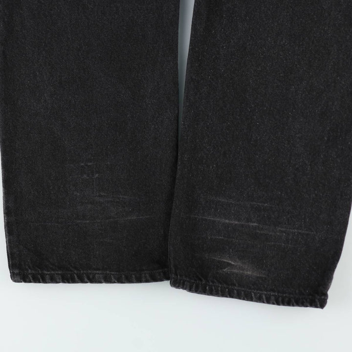 ~2000'S ARIZONA JEAN CO. Black Denim Tapered Denim Pants, Men's W35 equivalent cotton black type Vintage Second Hand