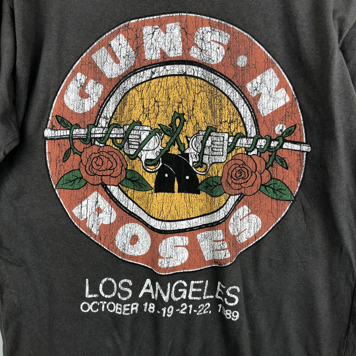 GUNS N' ROSES Guns N' Roses Band T-shirt Band T Men's S size cotton Charcoal Vintage Second Hand