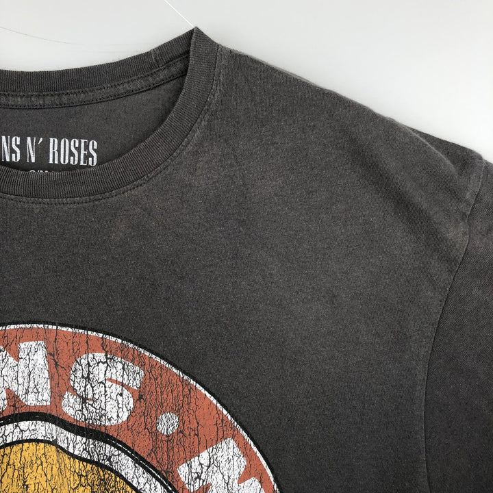 GUNS N' ROSES Guns N' Roses Band T-shirt Band T Men's S size cotton Charcoal Vintage Second Hand