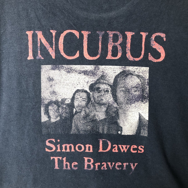 INCUBUS Band T-shirt, Men's Size M (equivalent) unclear navy blue type Vintage Second Hand