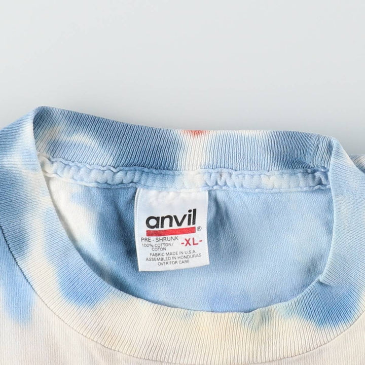 90'S Anvil THE BAND Band T-shirt, Men's XL equivalent, Vintage cotton Blue type light blue Vintage Second Hand