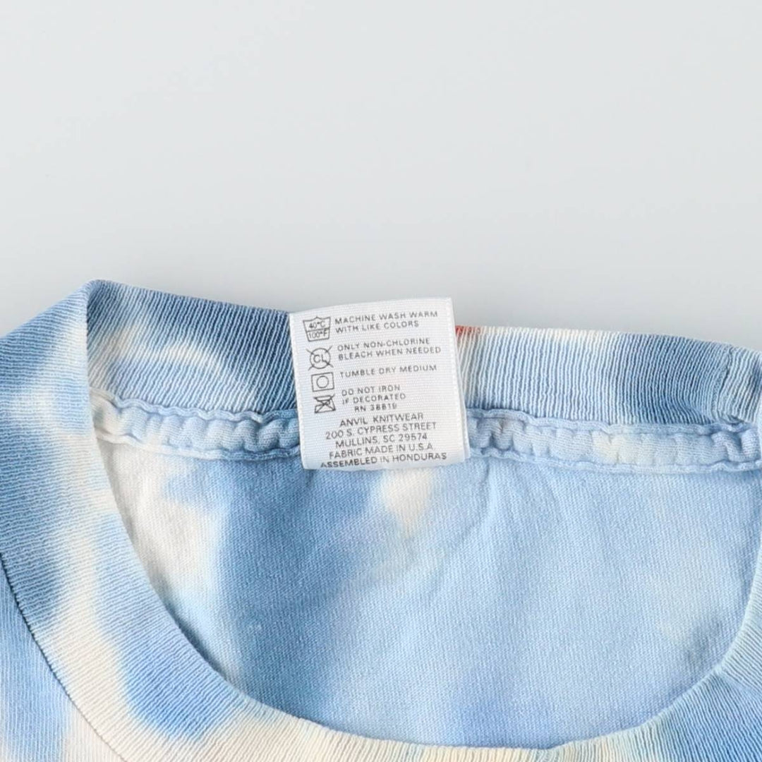 90'S Anvil THE BAND Band T-shirt, Men's XL equivalent, Vintage cotton Blue type light blue Vintage Second Hand
