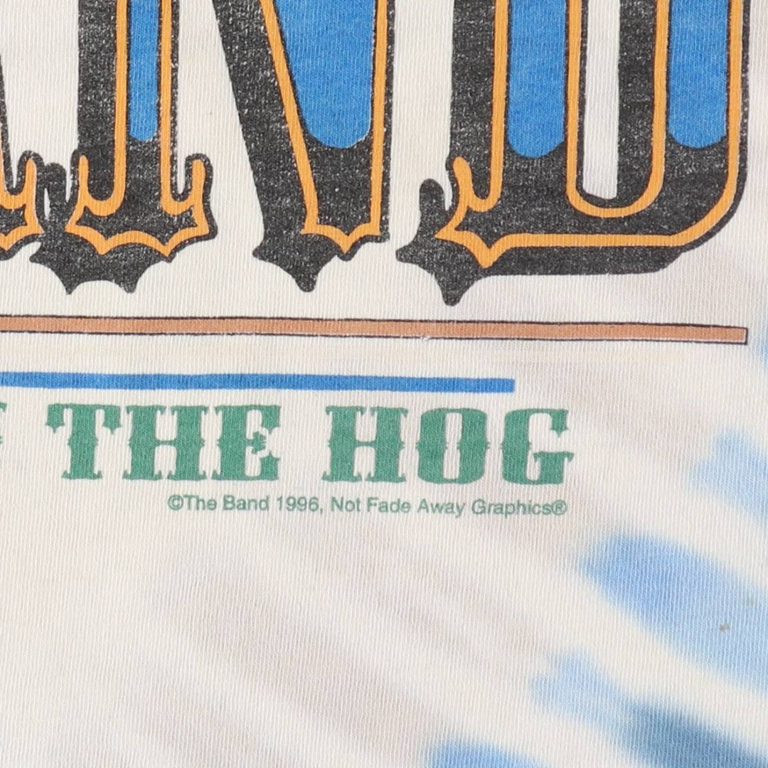 90'S Anvil THE BAND Band T-shirt, Men's XL equivalent, Vintage cotton Blue type light blue Vintage Second Hand