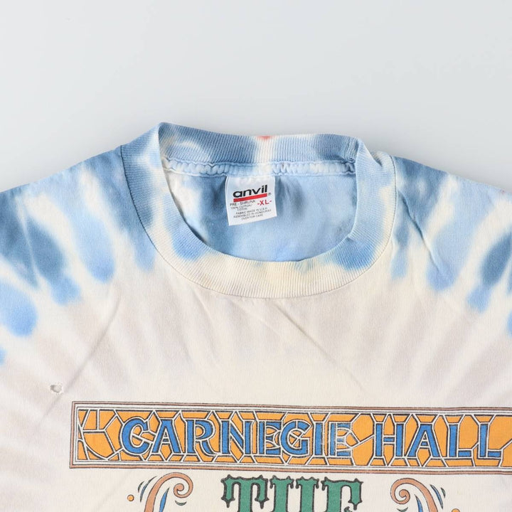 90'S Anvil THE BAND Band T-shirt, Men's XL equivalent, Vintage cotton Blue type light blue Vintage Second Hand
