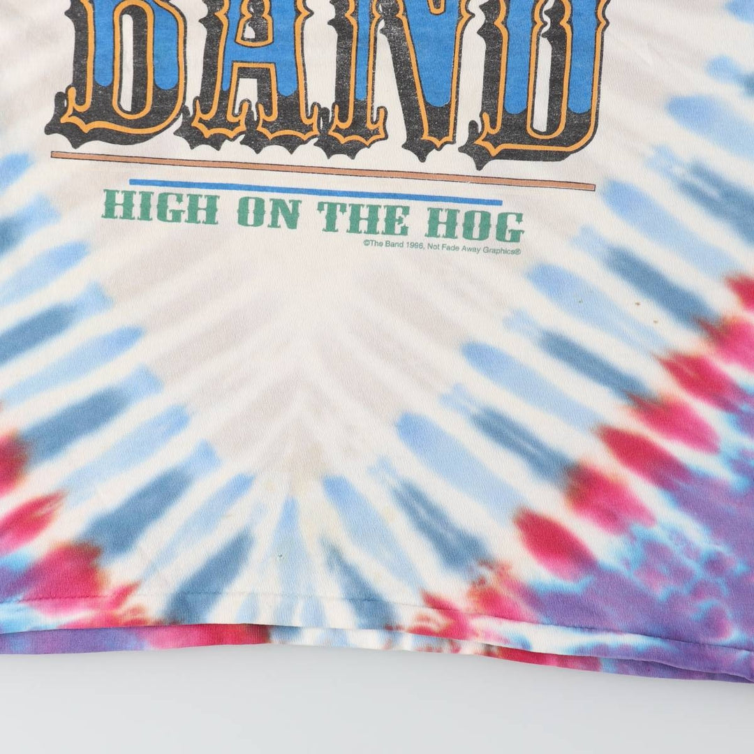 90'S Anvil THE BAND Band T-shirt, Men's XL equivalent, Vintage cotton Blue type light blue Vintage Second Hand