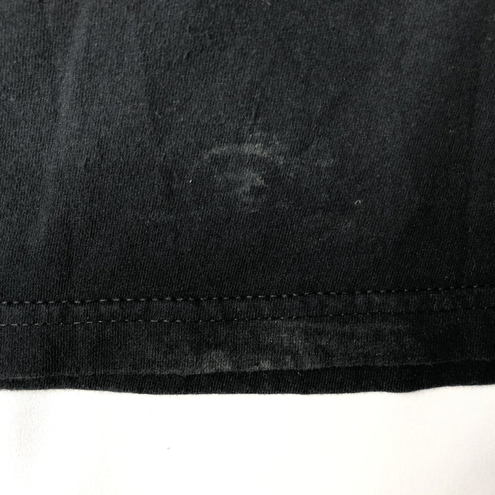 THE BEATLES Band T-shirt, Men's L size cotton black type Vintage Second Hand