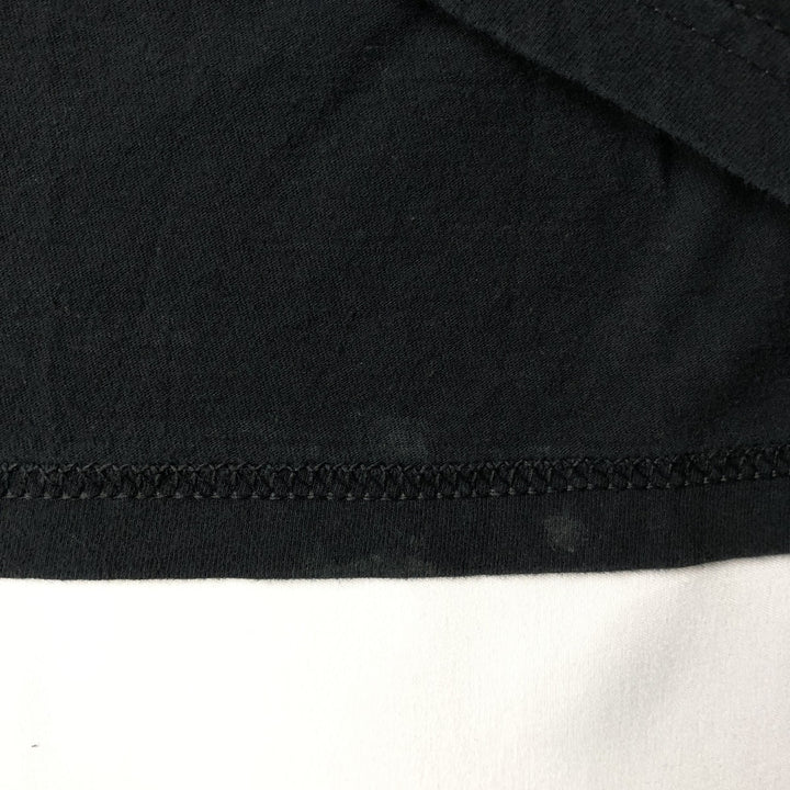 THE BEATLES Band T-shirt, Men's L size cotton black type Vintage Second Hand